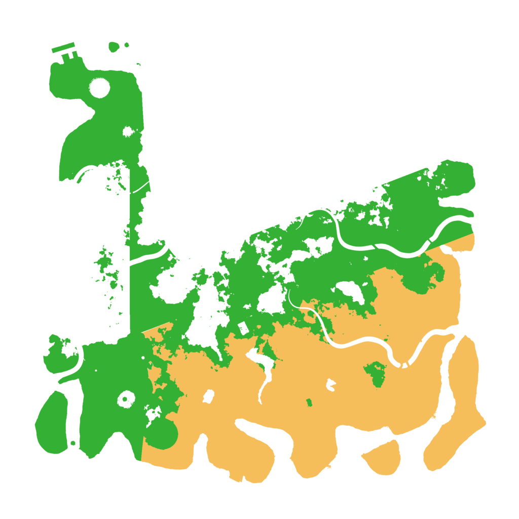 Biome Rust Map: Procedural Map, Size: 4500, Seed: 246203621