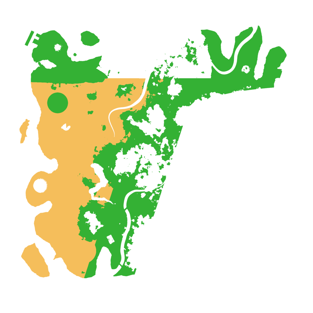 Biome Rust Map: Procedural Map, Size: 4000, Seed: 30289470