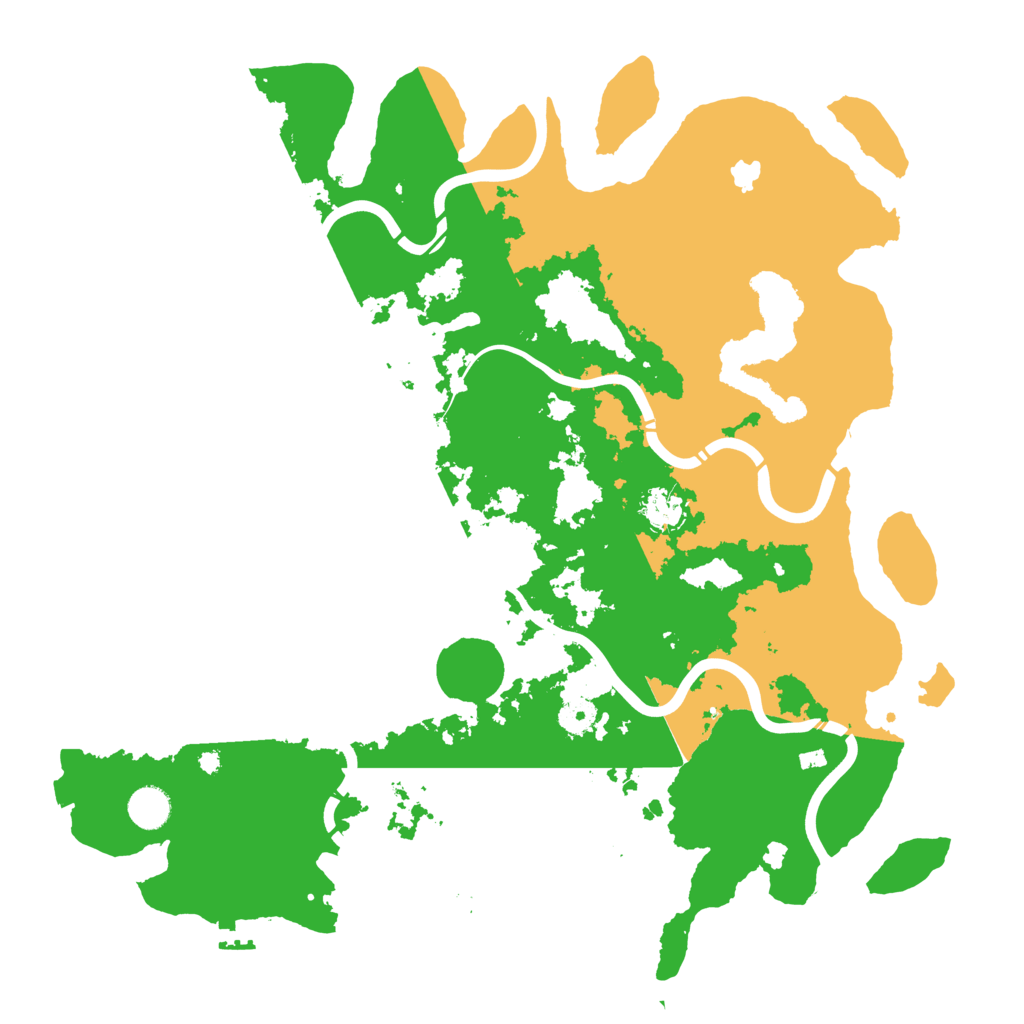 Biome Rust Map: Procedural Map, Size: 4250, Seed: 840962368