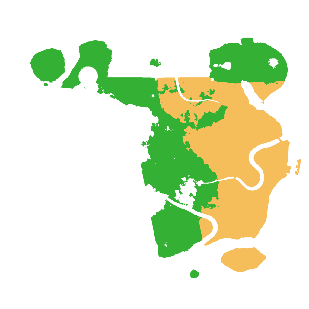 Biome Rust Map: Procedural Map, Size: 3000, Seed: 201327622