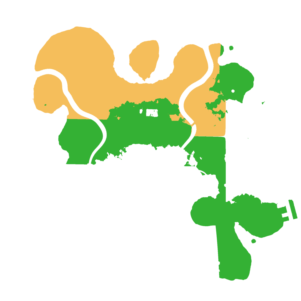 Biome Rust Map: Procedural Map, Size: 2750, Seed: 117801639