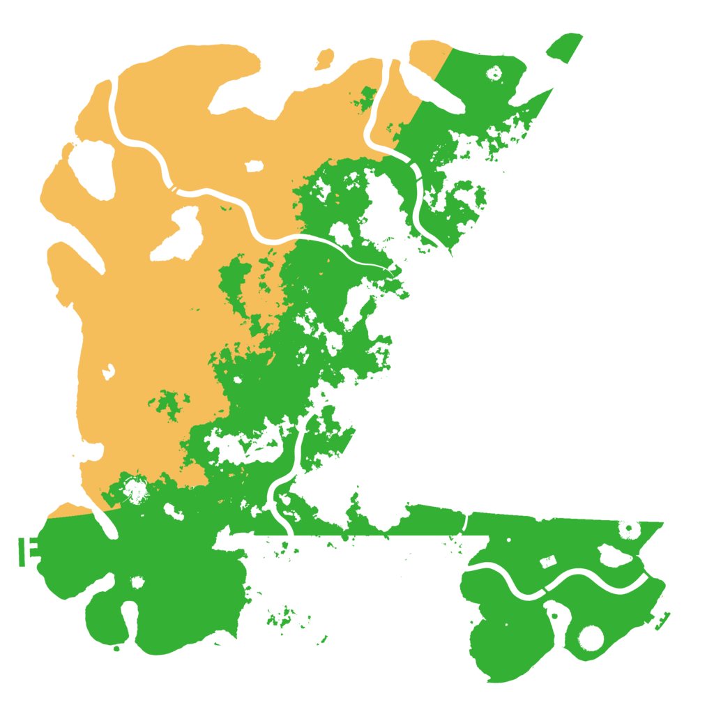 Biome Rust Map: Procedural Map, Size: 5000, Seed: 456481