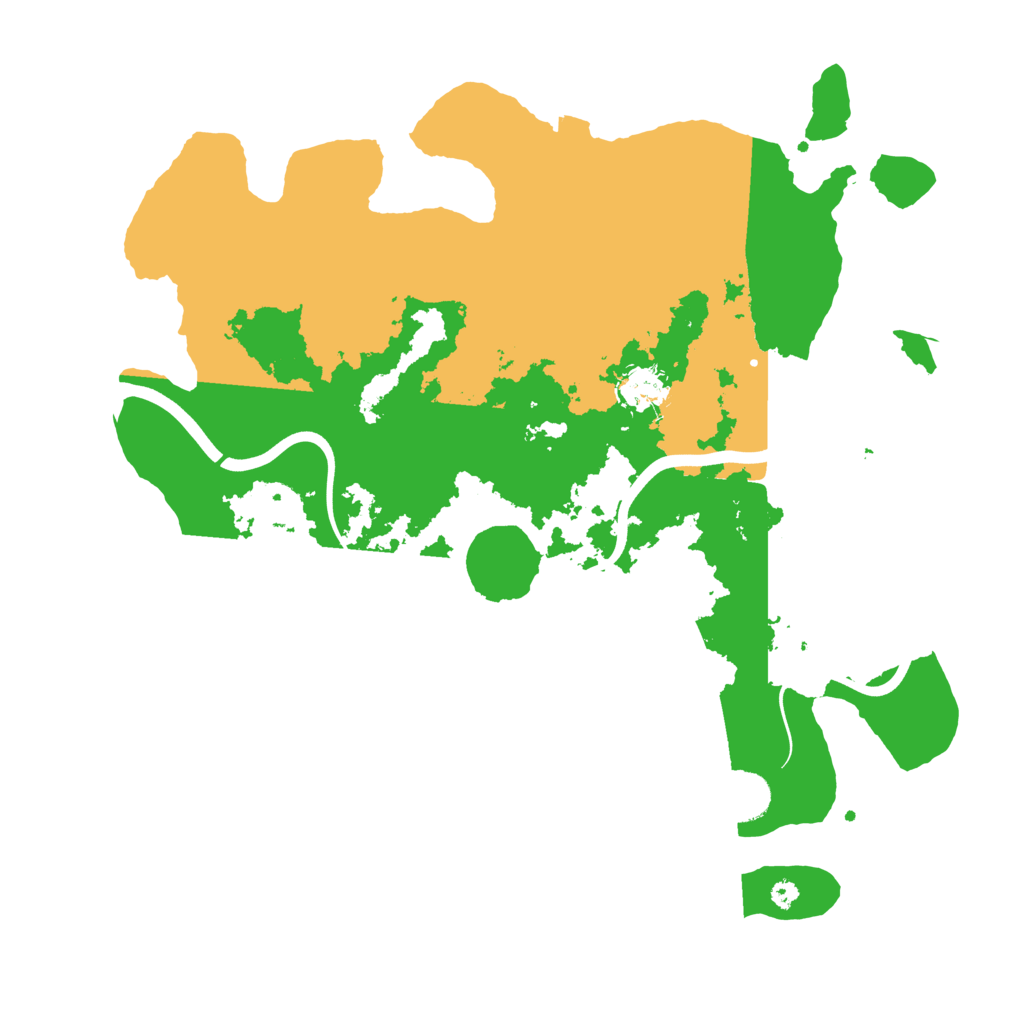 Biome Rust Map: Procedural Map, Size: 3800, Seed: 134564
