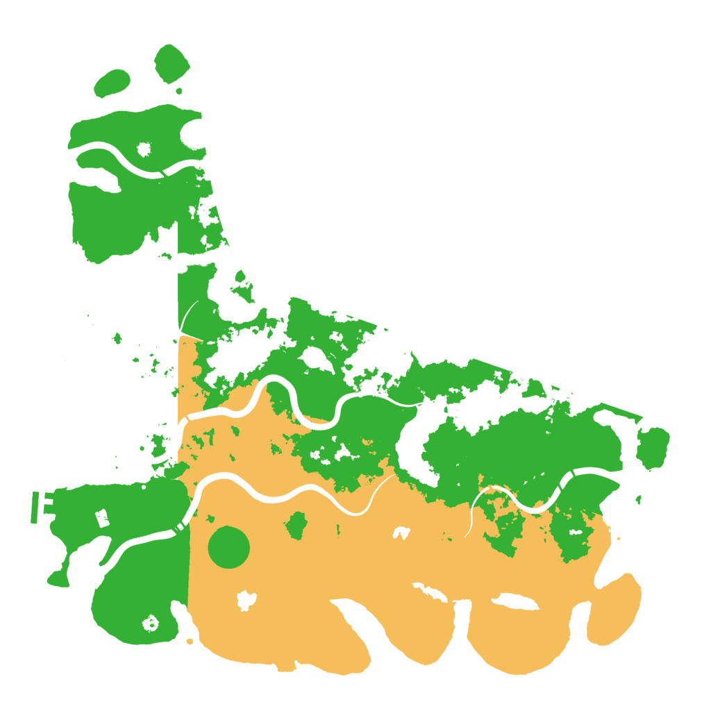 Biome Rust Map: Procedural Map, Size: 4500, Seed: 440398282