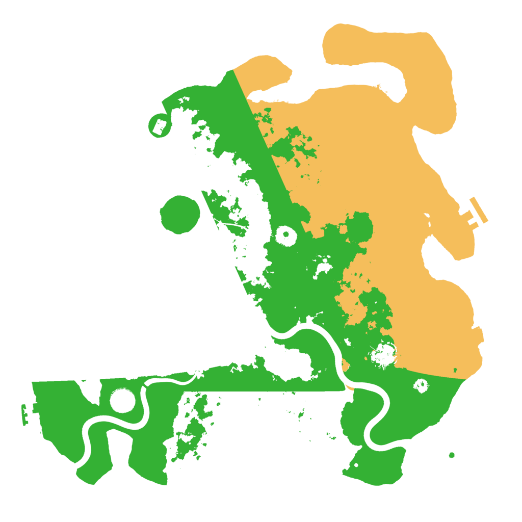 Biome Rust Map: Procedural Map, Size: 3750, Seed: 1184902502