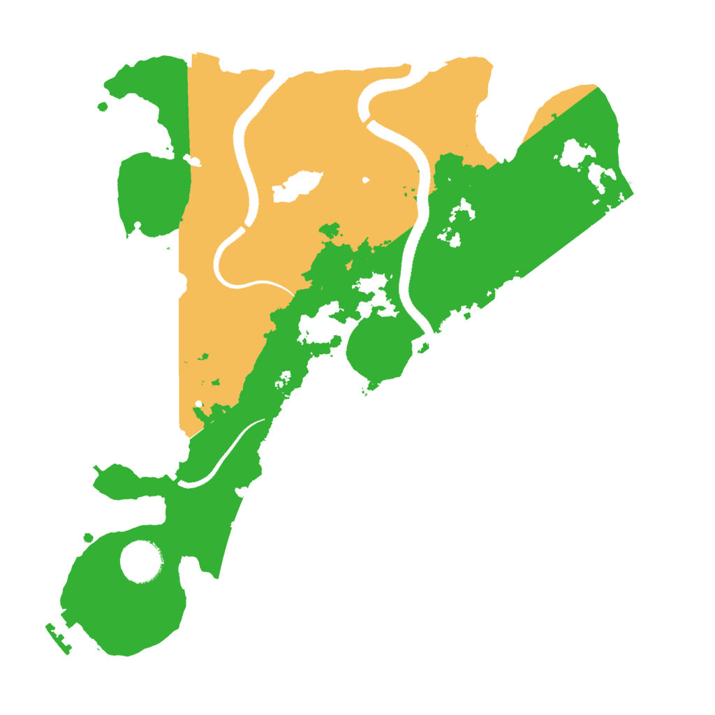 Biome Rust Map: Procedural Map, Size: 3000, Seed: 1331288570