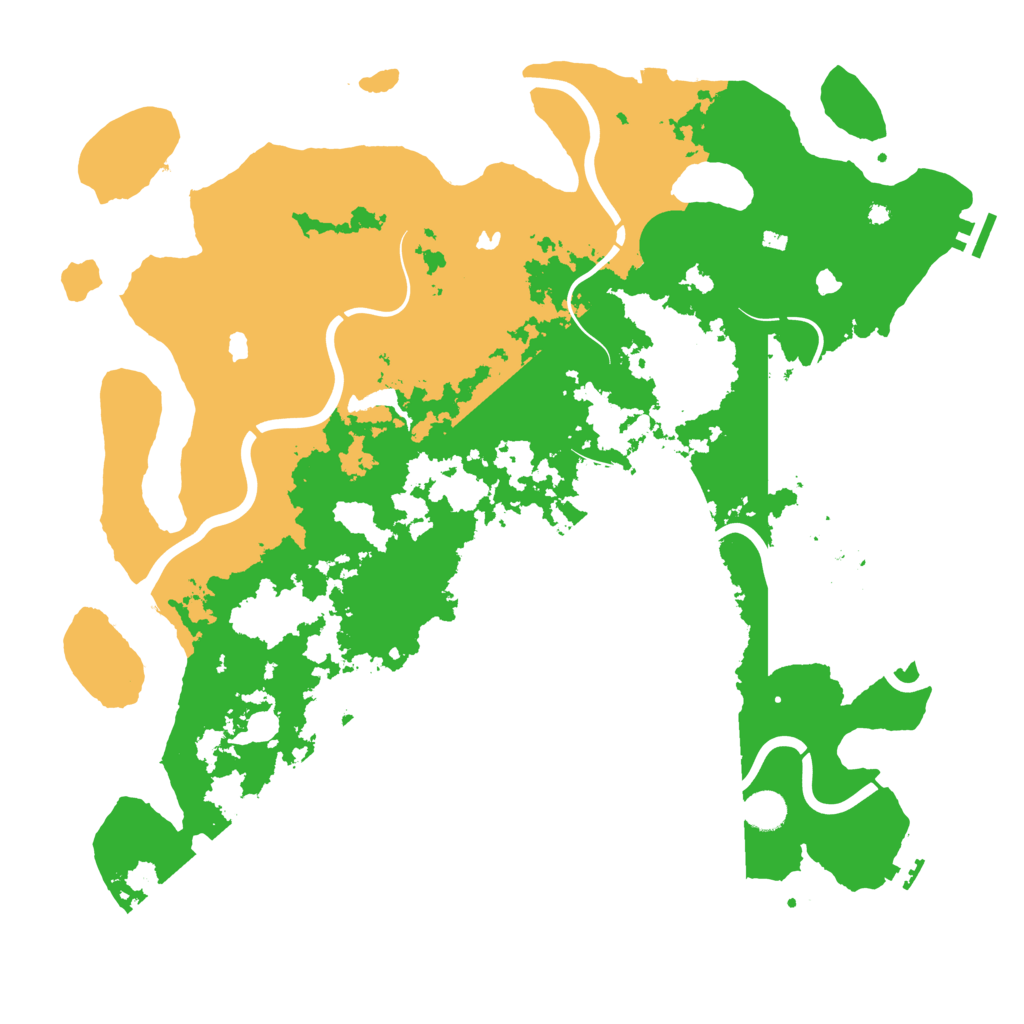 Biome Rust Map: Procedural Map, Size: 4500, Seed: 559658408
