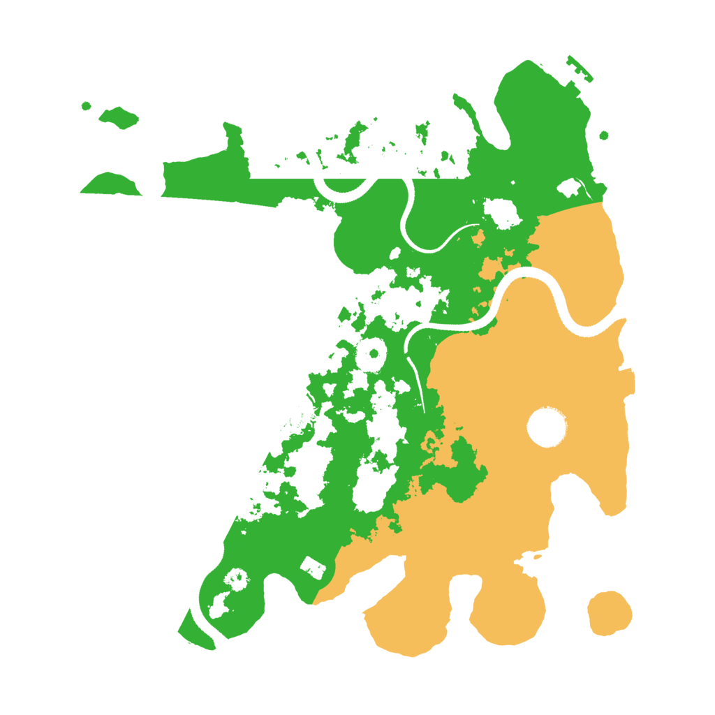 Biome Rust Map: Procedural Map, Size: 3200, Seed: 139506506