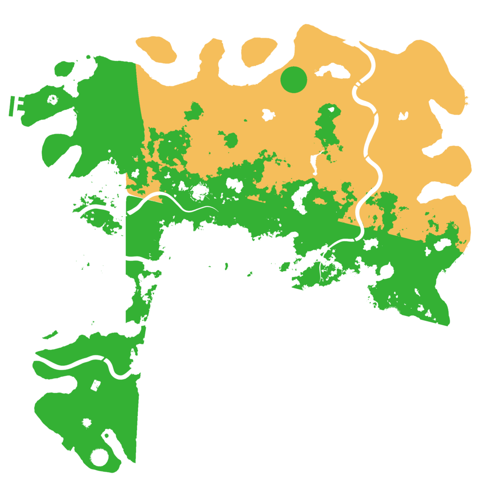 Biome Rust Map: Procedural Map, Size: 5000, Seed: 456471