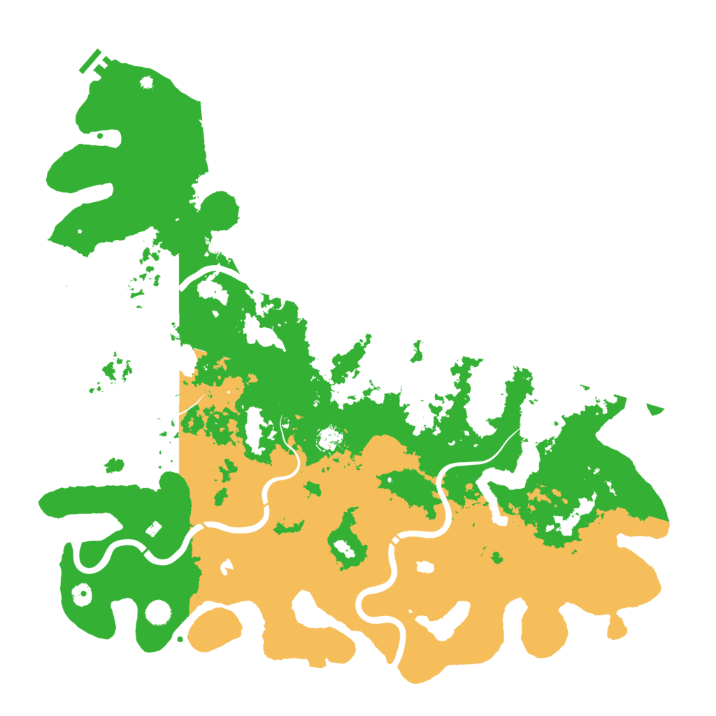 Biome Rust Map: Procedural Map, Size: 5000, Seed: 487295876