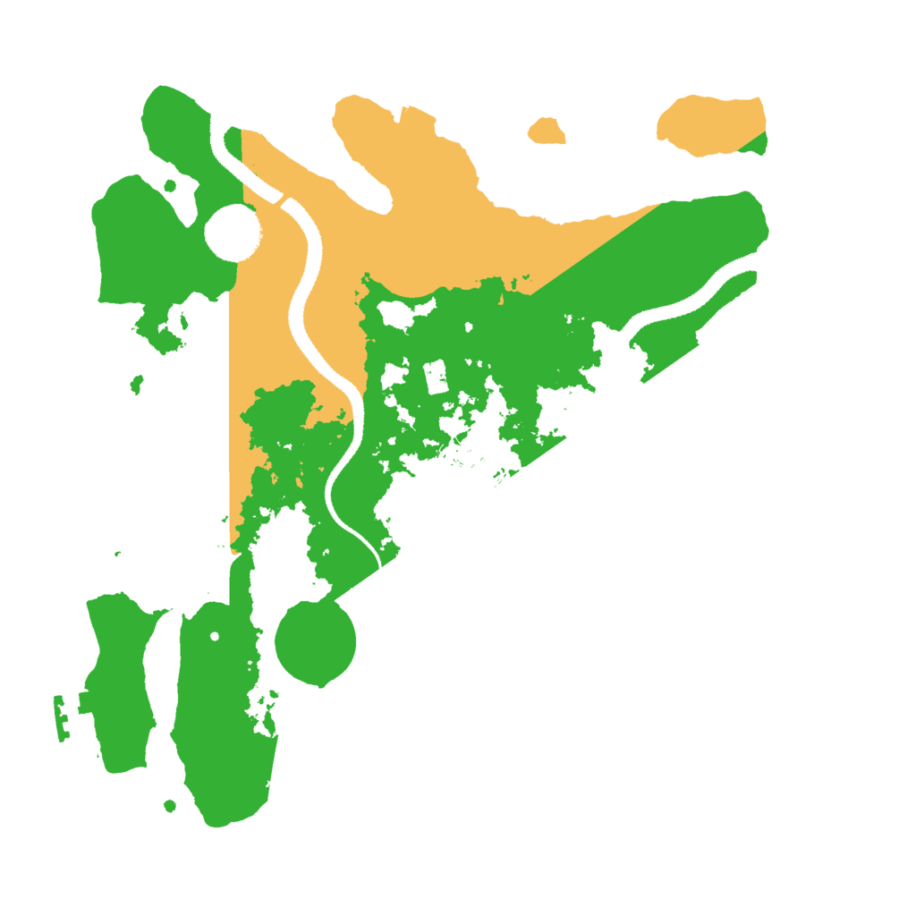 Biome Rust Map: Procedural Map, Size: 3000, Seed: 1803970412