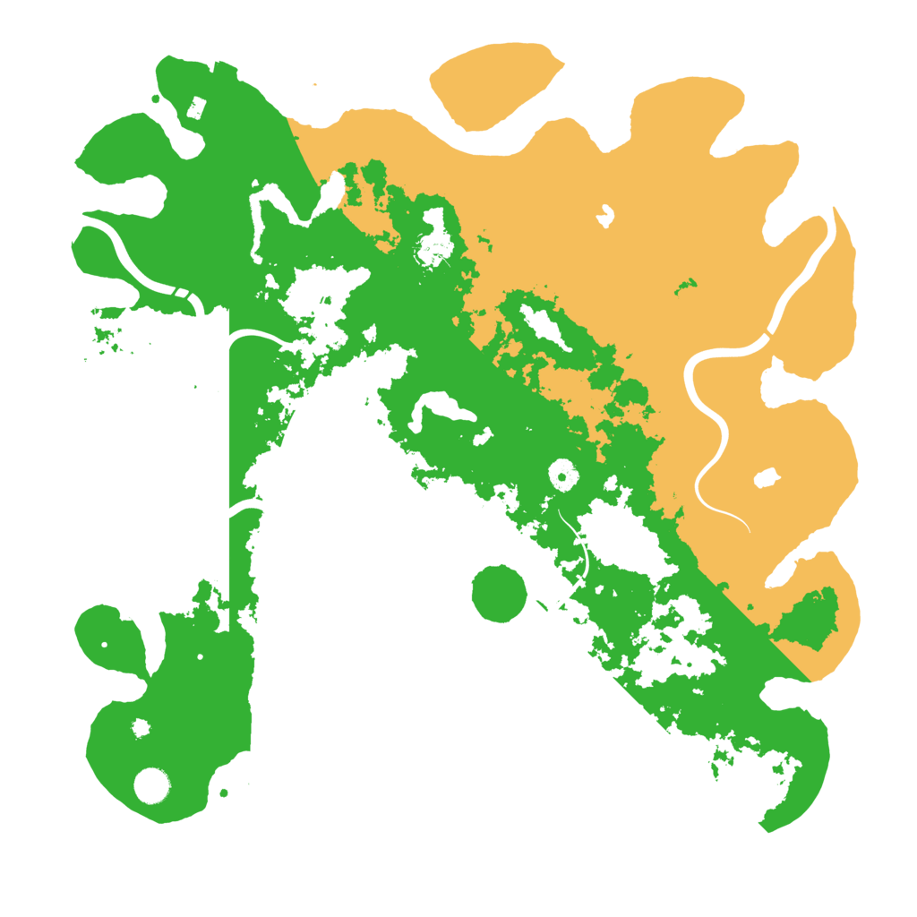 Biome Rust Map: Procedural Map, Size: 4500, Seed: 283025077