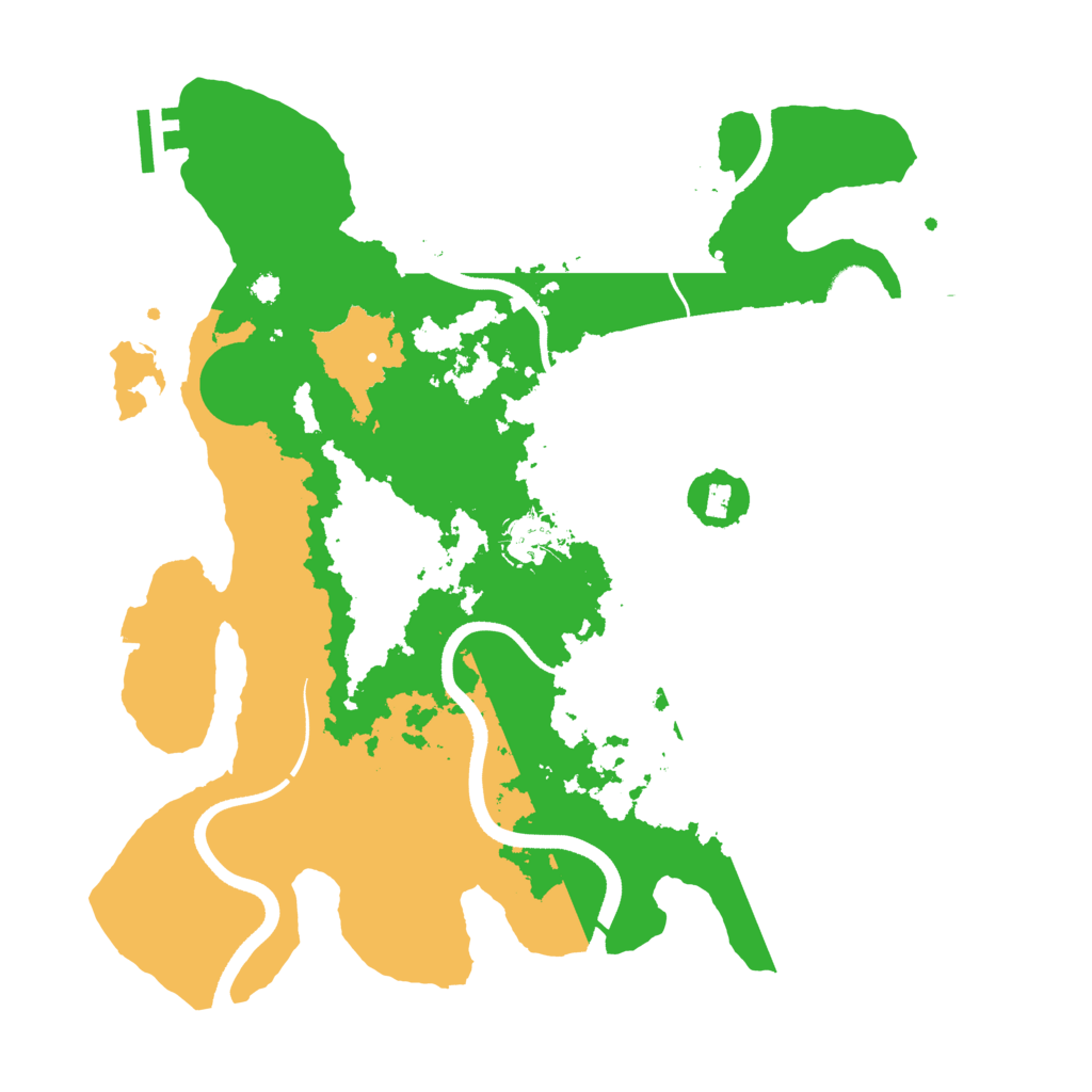 Biome Rust Map: Procedural Map, Size: 3500, Seed: 900584413