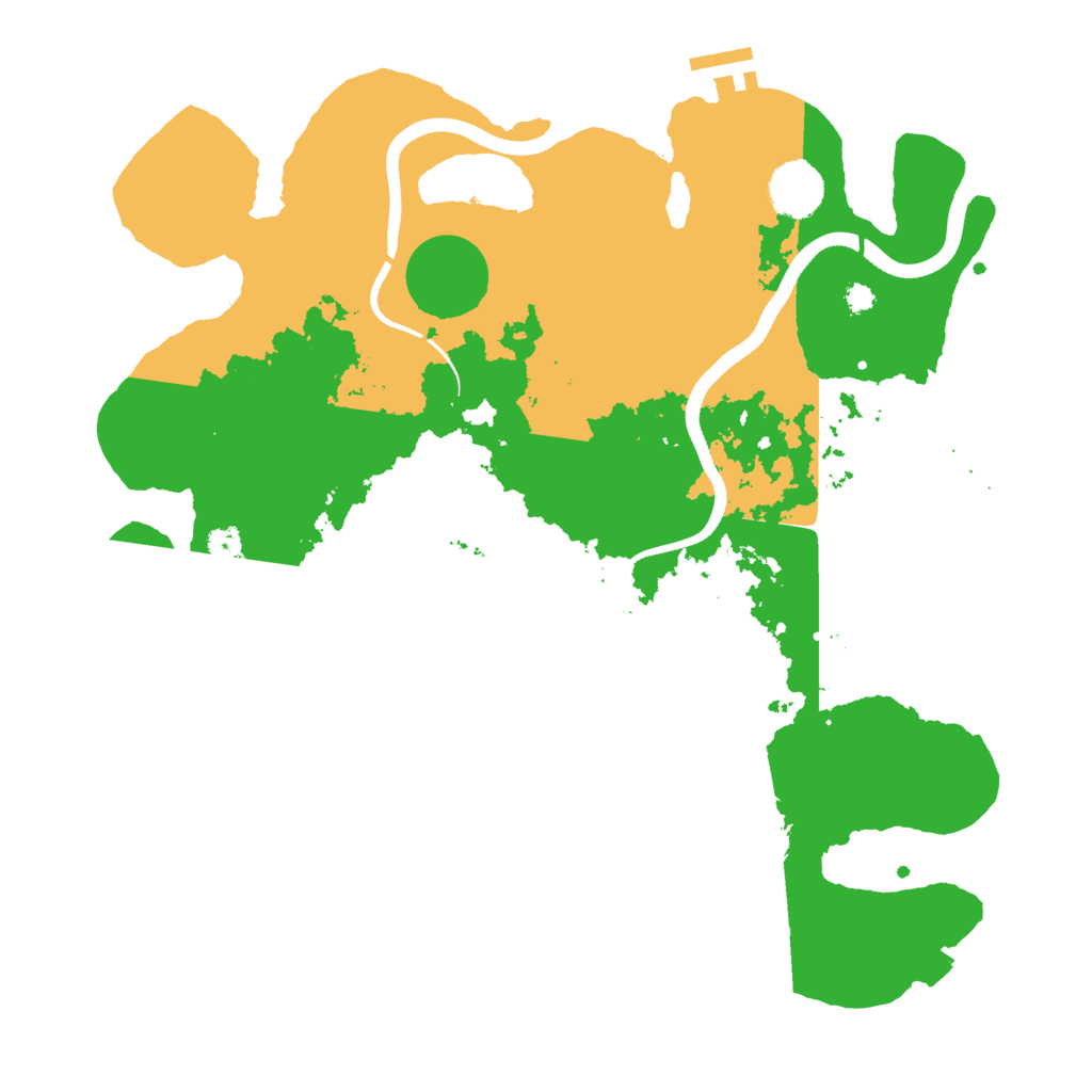 Biome Rust Map: Procedural Map, Size: 3500, Seed: 1608834863