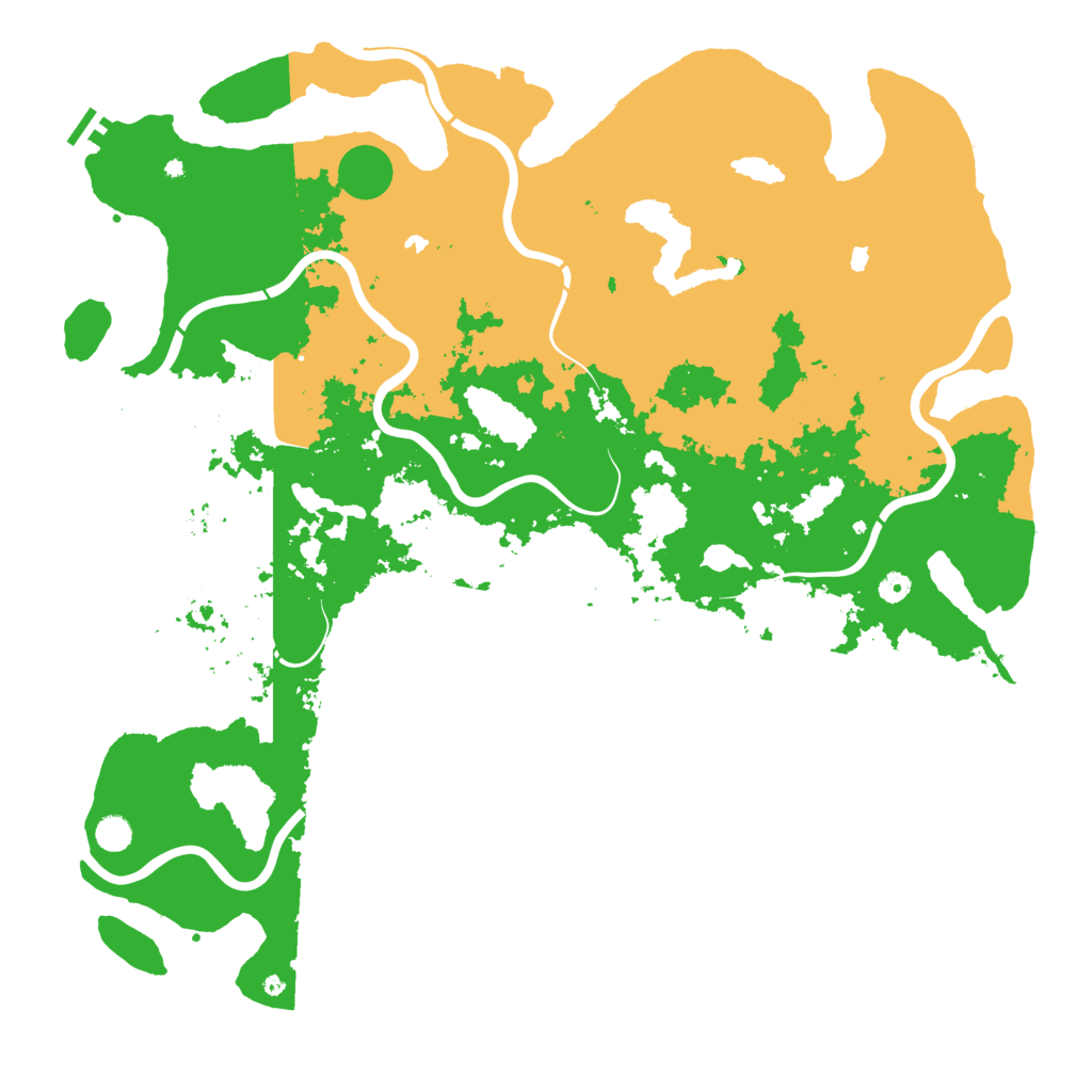 Biome Rust Map: Procedural Map, Size: 5300, Seed: 839972760