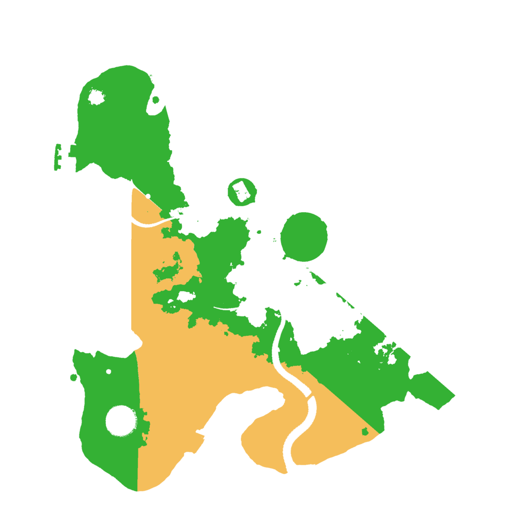 Biome Rust Map: Procedural Map, Size: 3000, Seed: 451999151