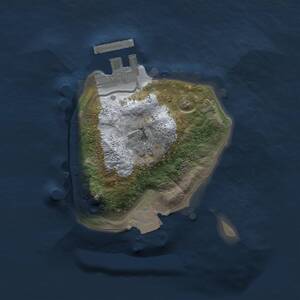 Thumbnail Rust Map: Procedural Map, Size: 1500, Seed: 817325, 2 Monuments