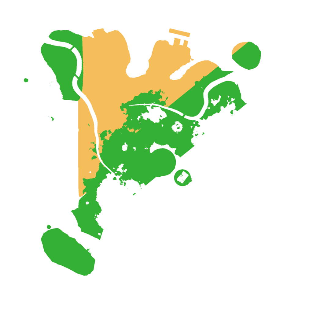 Biome Rust Map: Procedural Map, Size: 3000, Seed: 432126966
