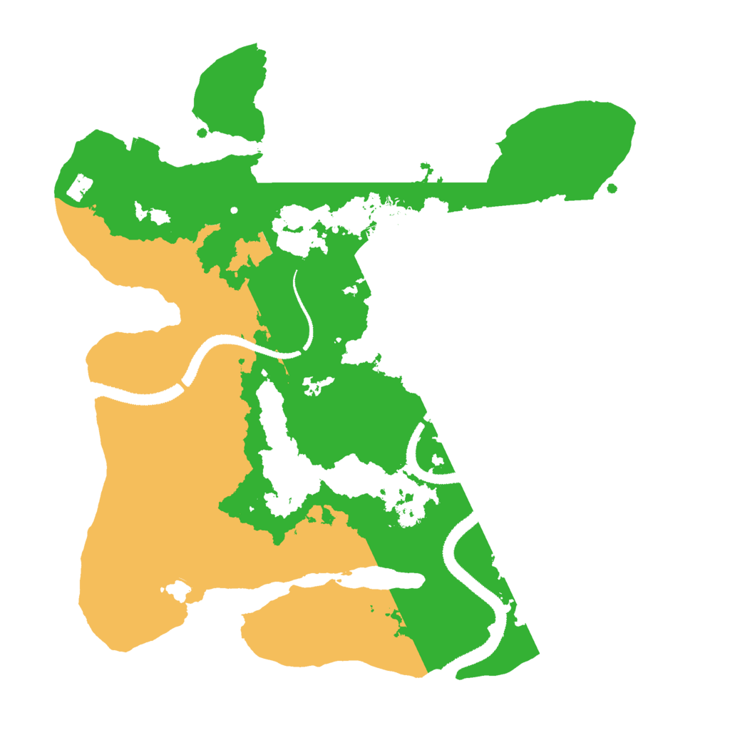 Biome Rust Map: Procedural Map, Size: 3000, Seed: 731290