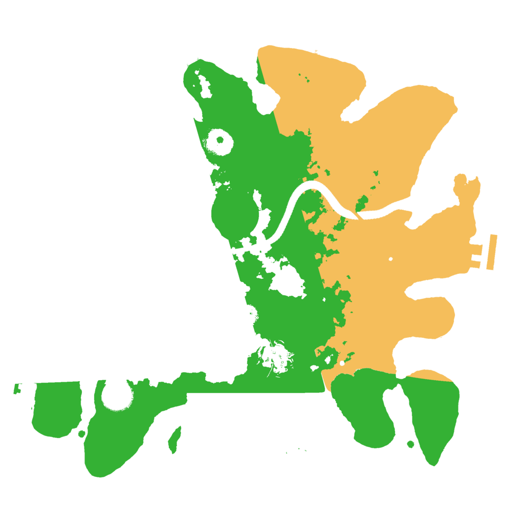 Biome Rust Map: Procedural Map, Size: 3000, Seed: 1169