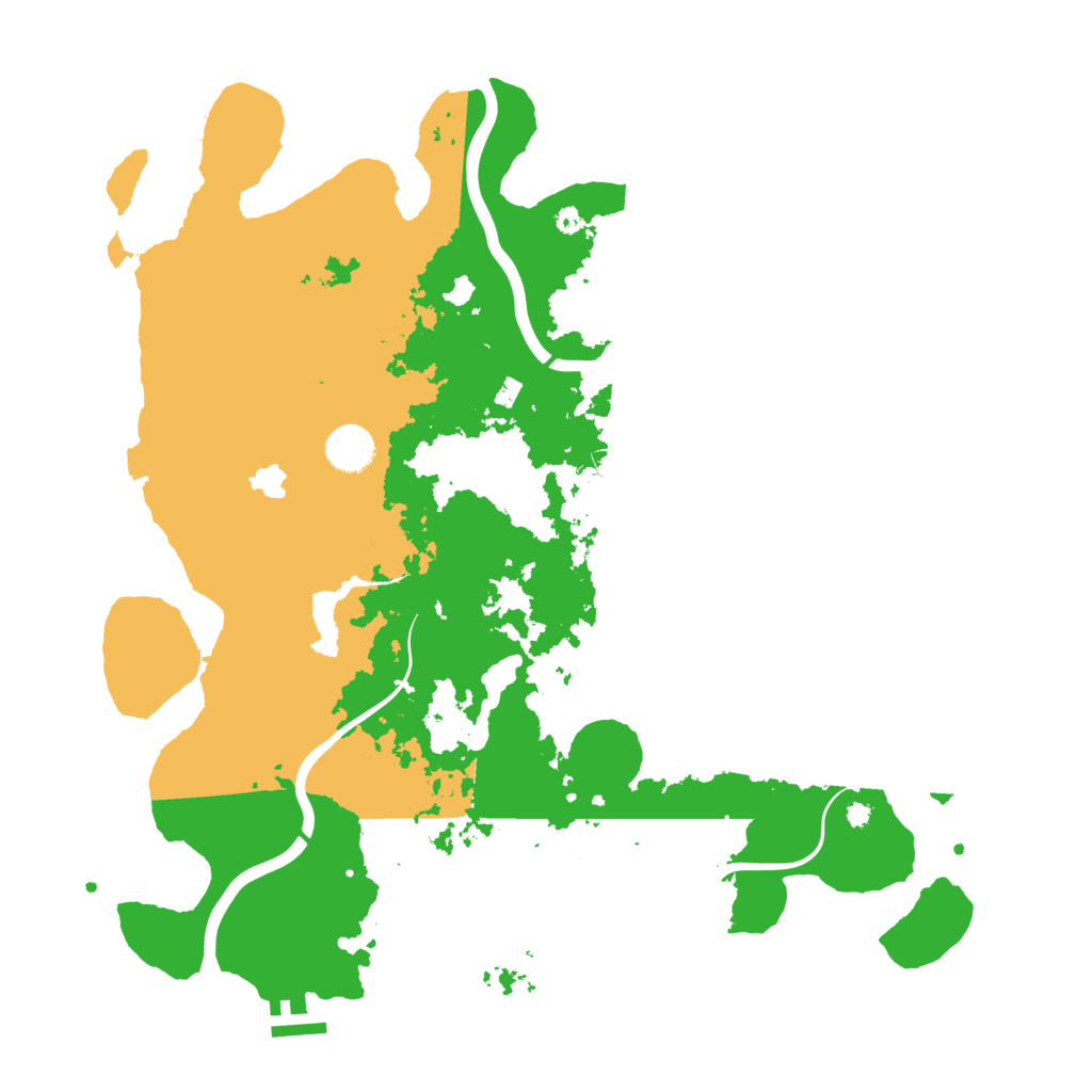 Biome Rust Map: Procedural Map, Size: 4000, Seed: 34923487