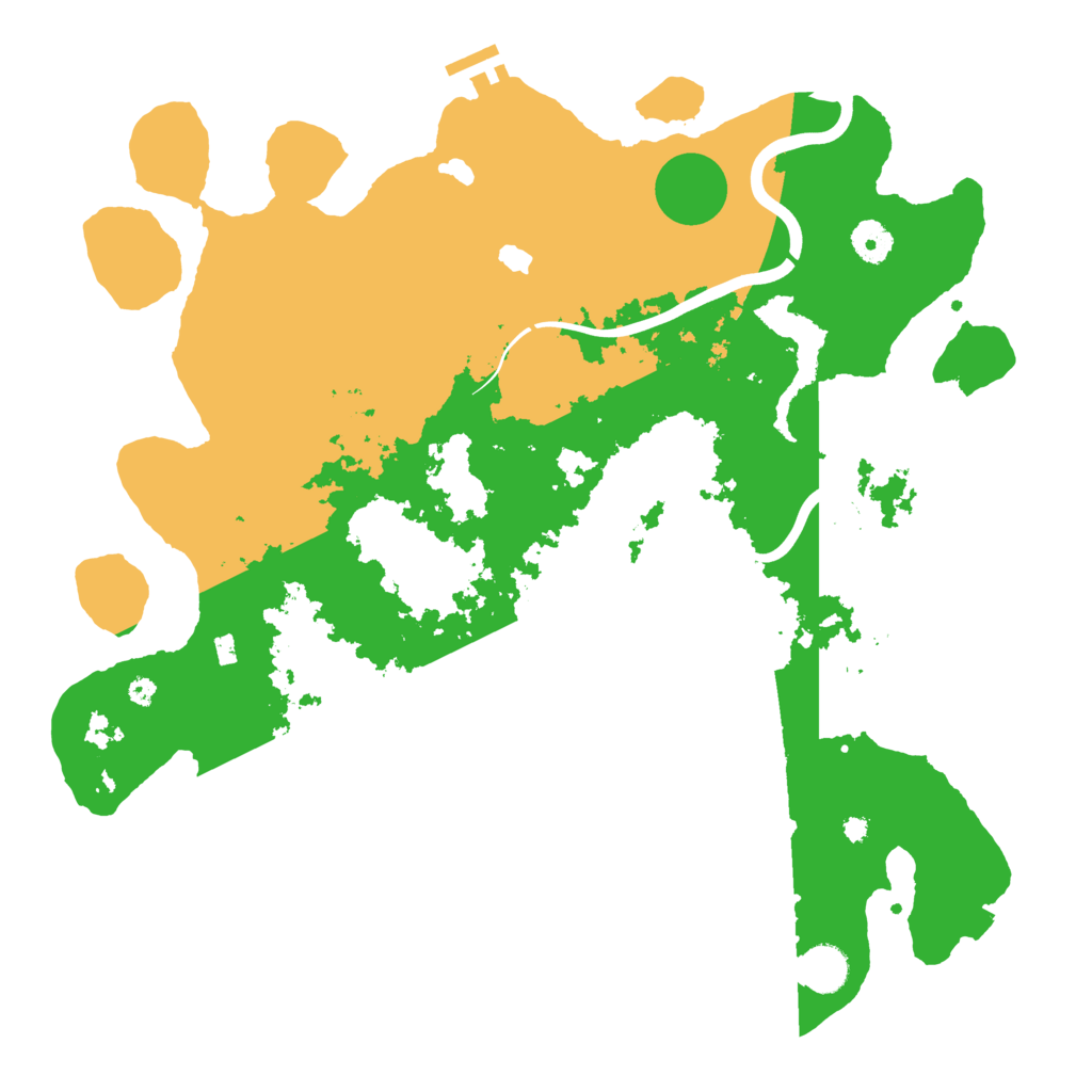 Biome Rust Map: Procedural Map, Size: 4000, Seed: 21782