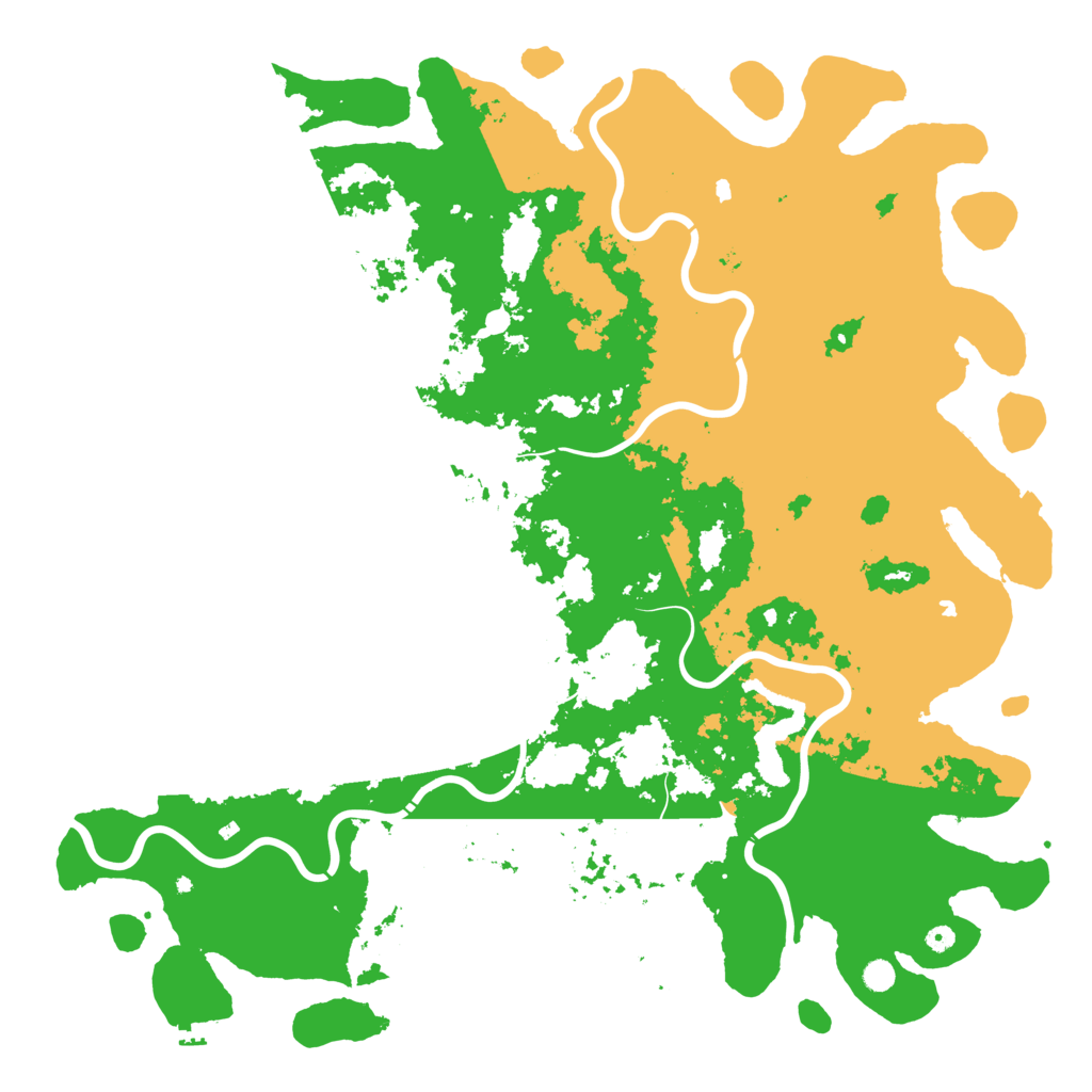 Biome Rust Map: Procedural Map, Size: 6000, Seed: 19481