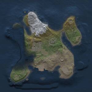 Thumbnail Rust Map: Procedural Map, Size: 2010, Seed: 12398731, 5 Monuments
