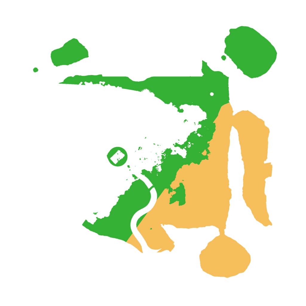 Biome Rust Map: Procedural Map, Size: 2500, Seed: 1718581313