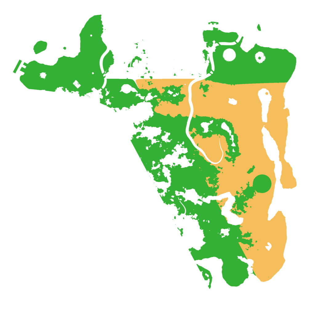 Biome Rust Map: Procedural Map, Size: 4500, Seed: 1831638775