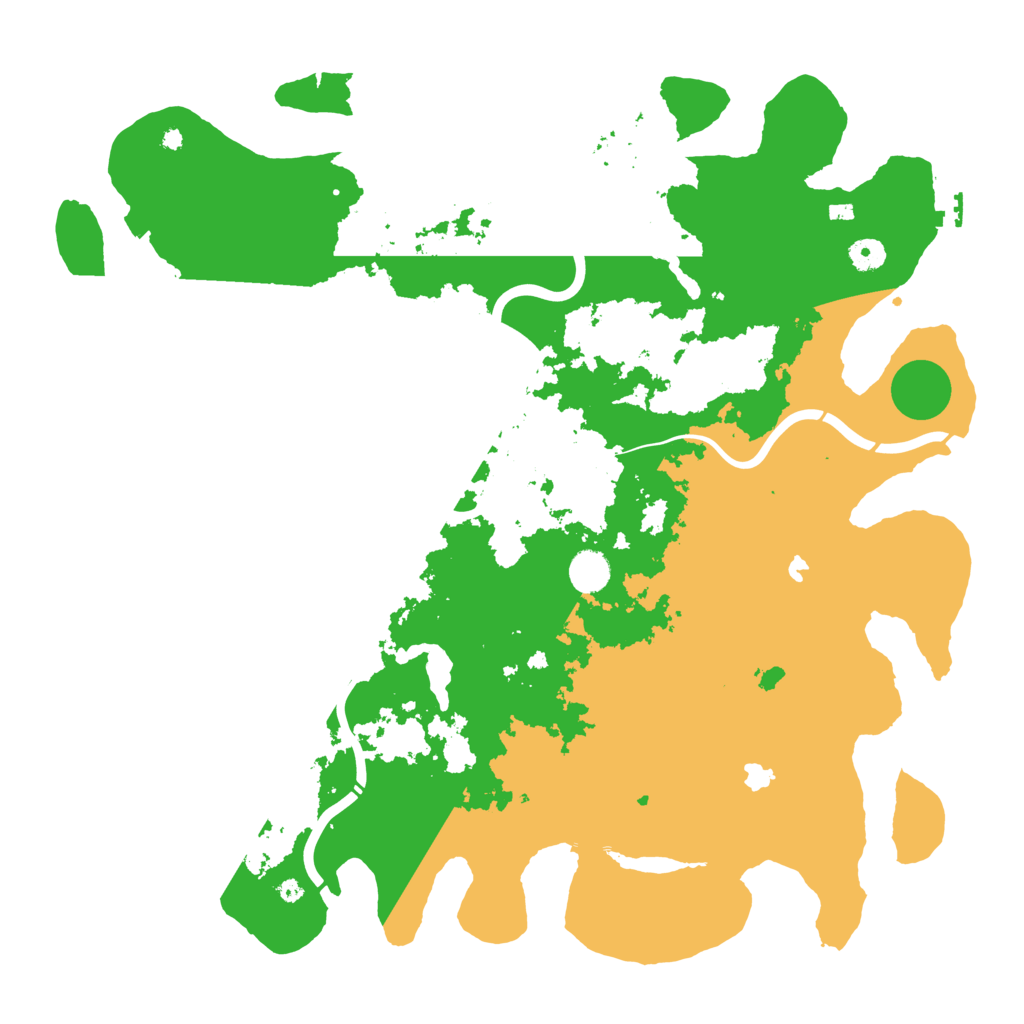 Biome Rust Map: Procedural Map, Size: 4500, Seed: 855073176