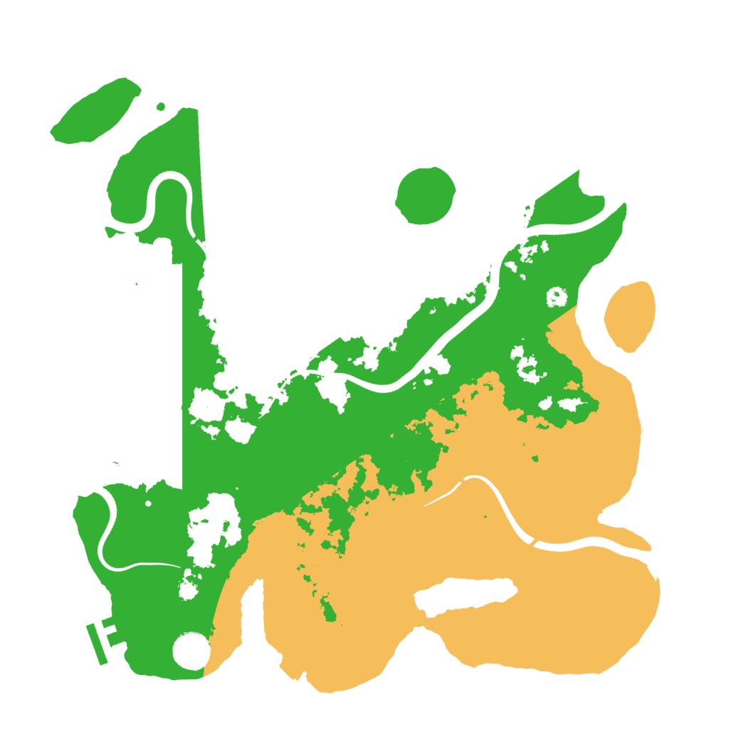 Biome Rust Map: Procedural Map, Size: 3500, Seed: 1625349