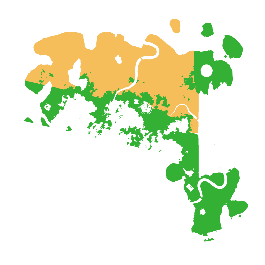 Biome Rust Map: Procedural Map, Size: 4000, Seed: 1098736754