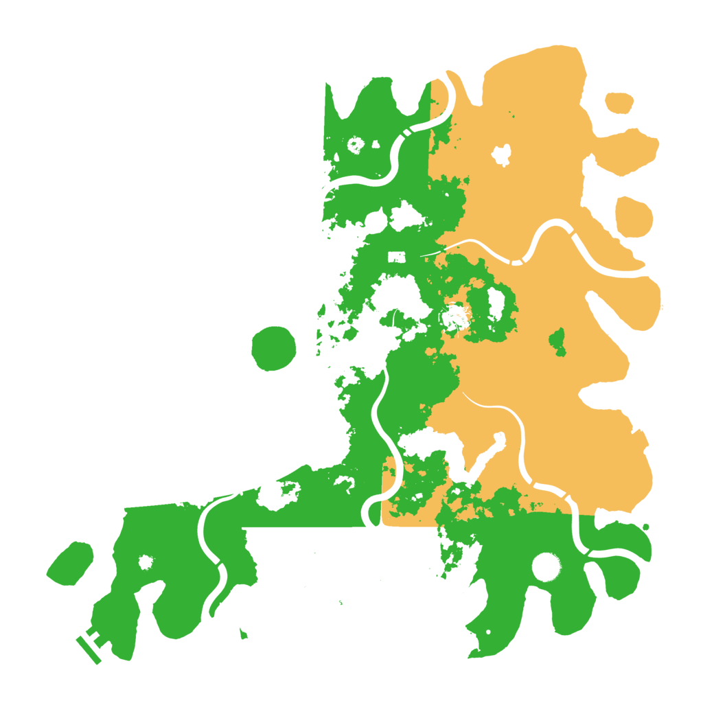 Biome Rust Map: Procedural Map, Size: 4300, Seed: 1704768415