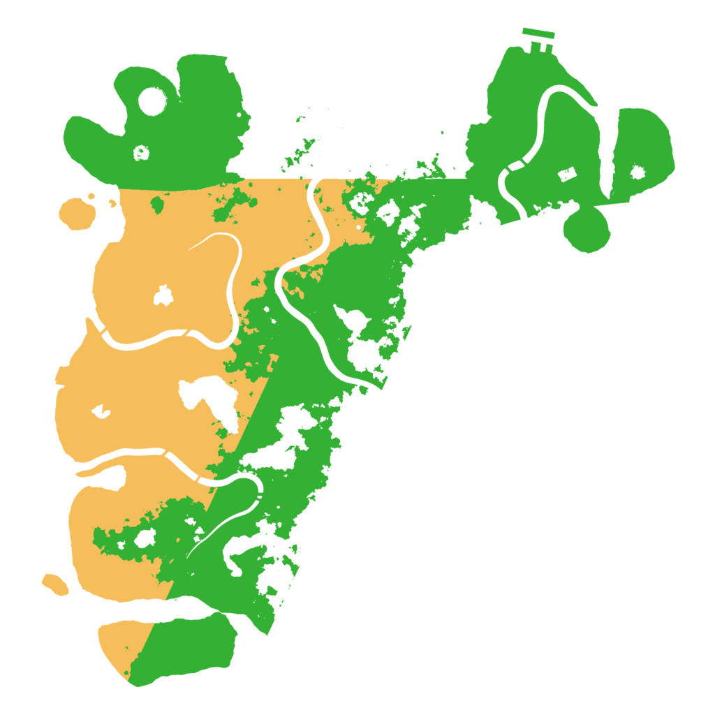 Biome Rust Map: Procedural Map, Size: 4500, Seed: 670613467
