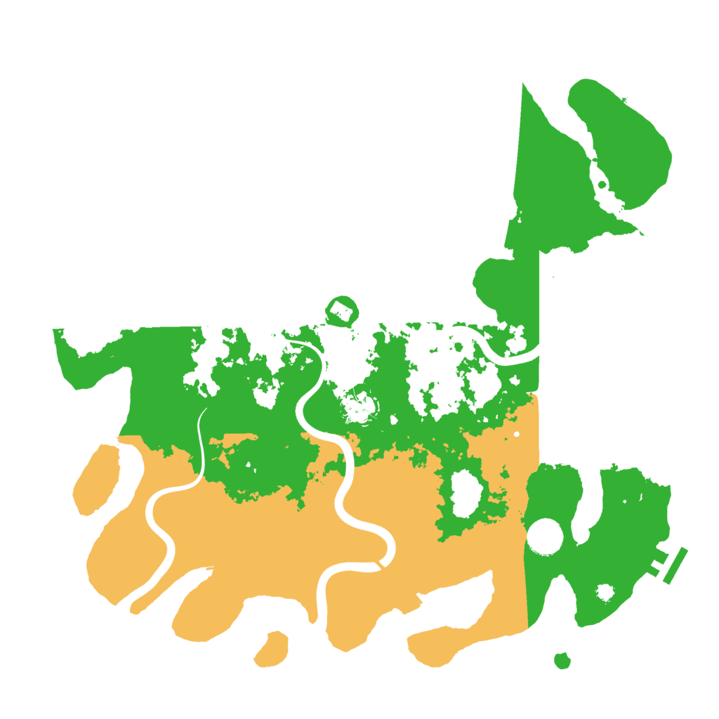 Biome Rust Map: Procedural Map, Size: 3700, Seed: 17762077