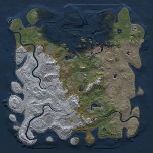 Thumbnail Rust Map: Procedural Map, Size: 4750, Seed: 193044853, 17 Monuments