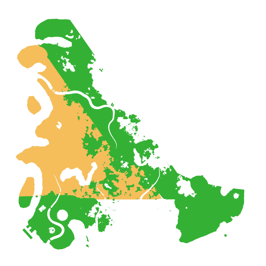 Biome Rust Map: Procedural Map, Size: 4250, Seed: 609098868