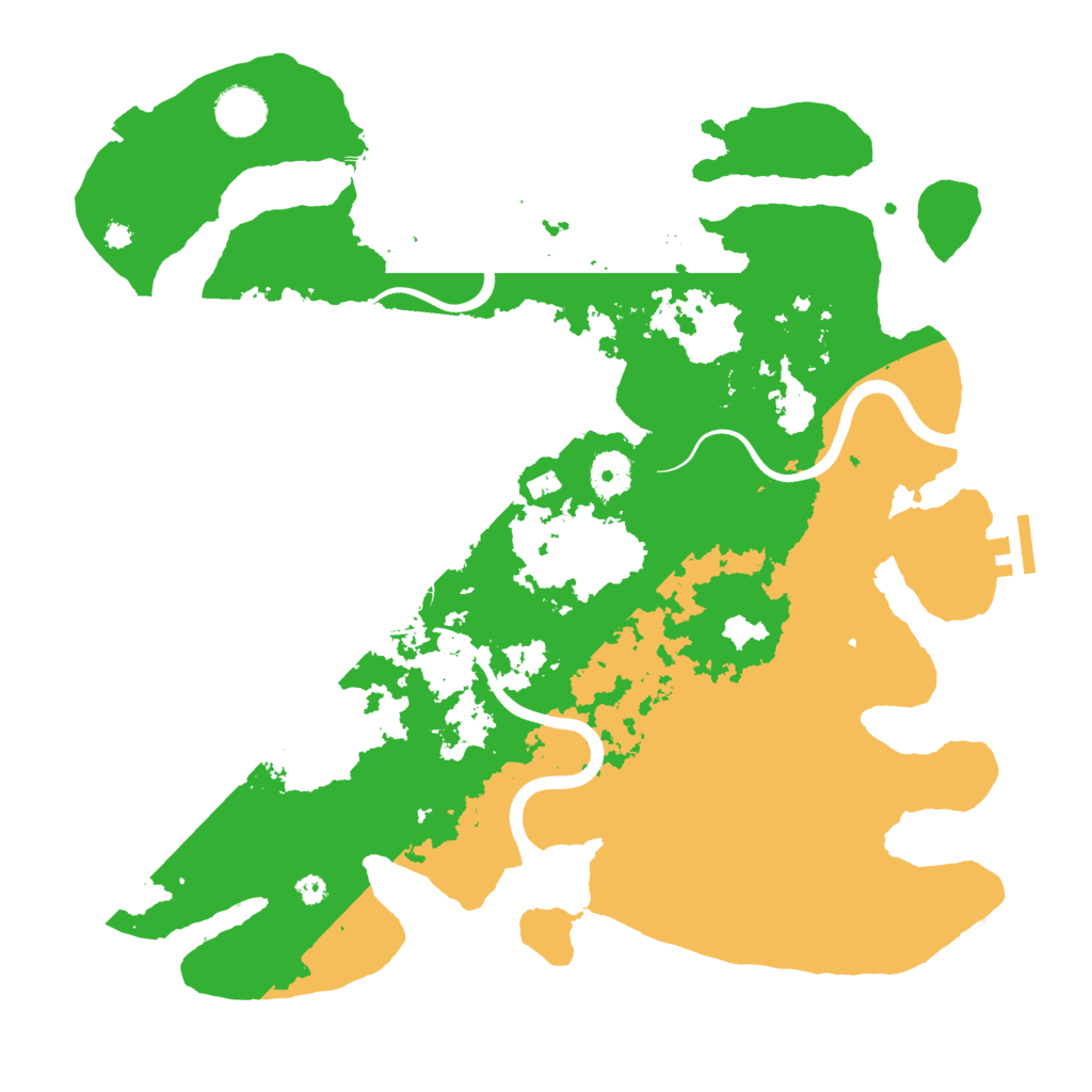 Biome Rust Map: Procedural Map, Size: 3750, Seed: 1359945003