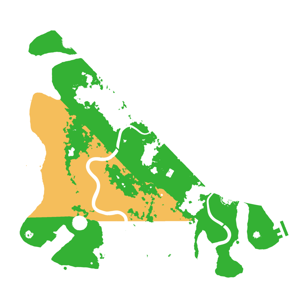 Biome Rust Map: Procedural Map, Size: 3800, Seed: 343548451