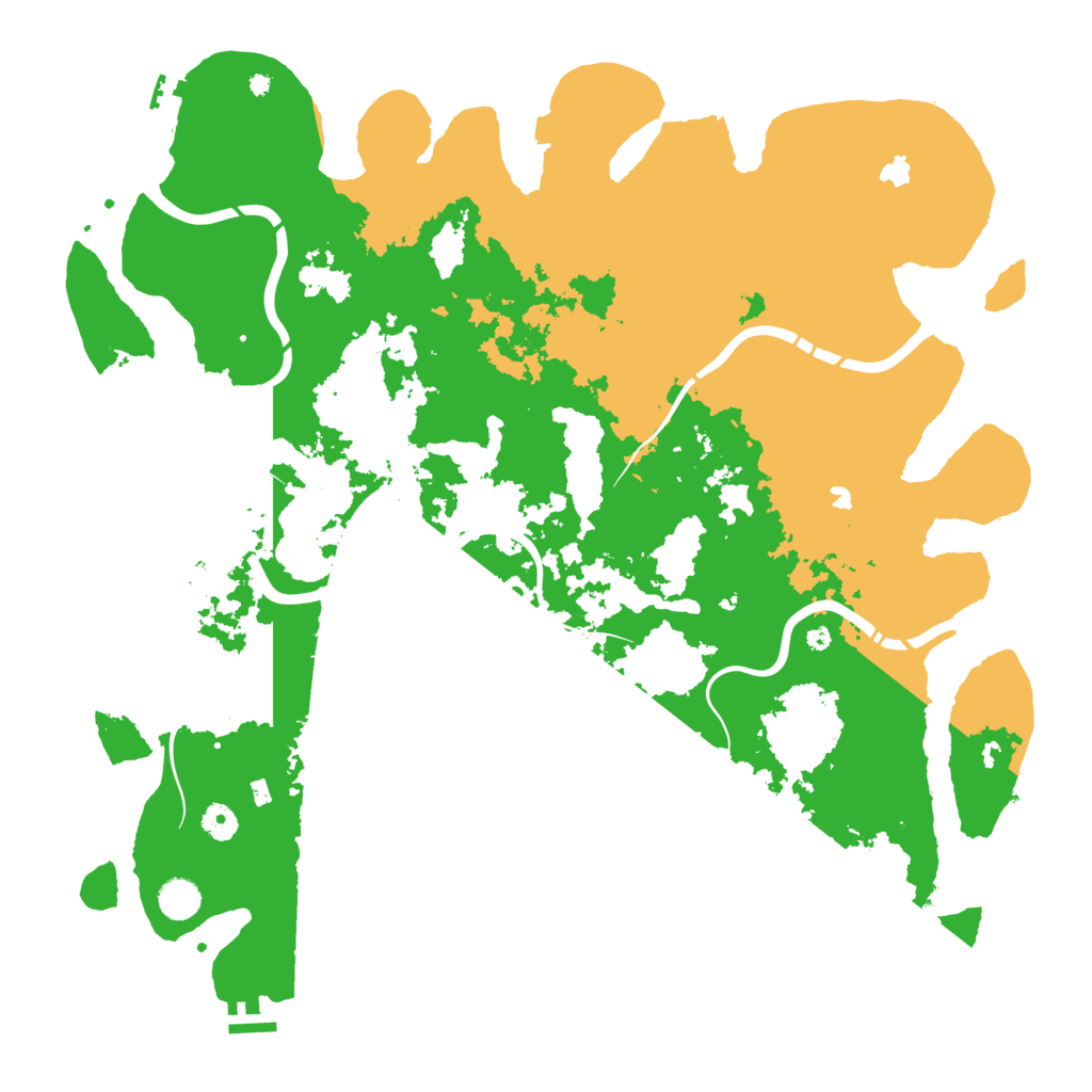 Biome Rust Map: Procedural Map, Size: 4600, Seed: 814241