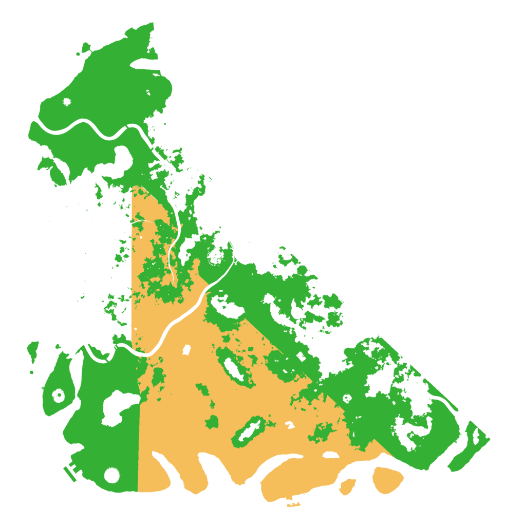 Biome Rust Map: Procedural Map, Size: 6000, Seed: 12856493