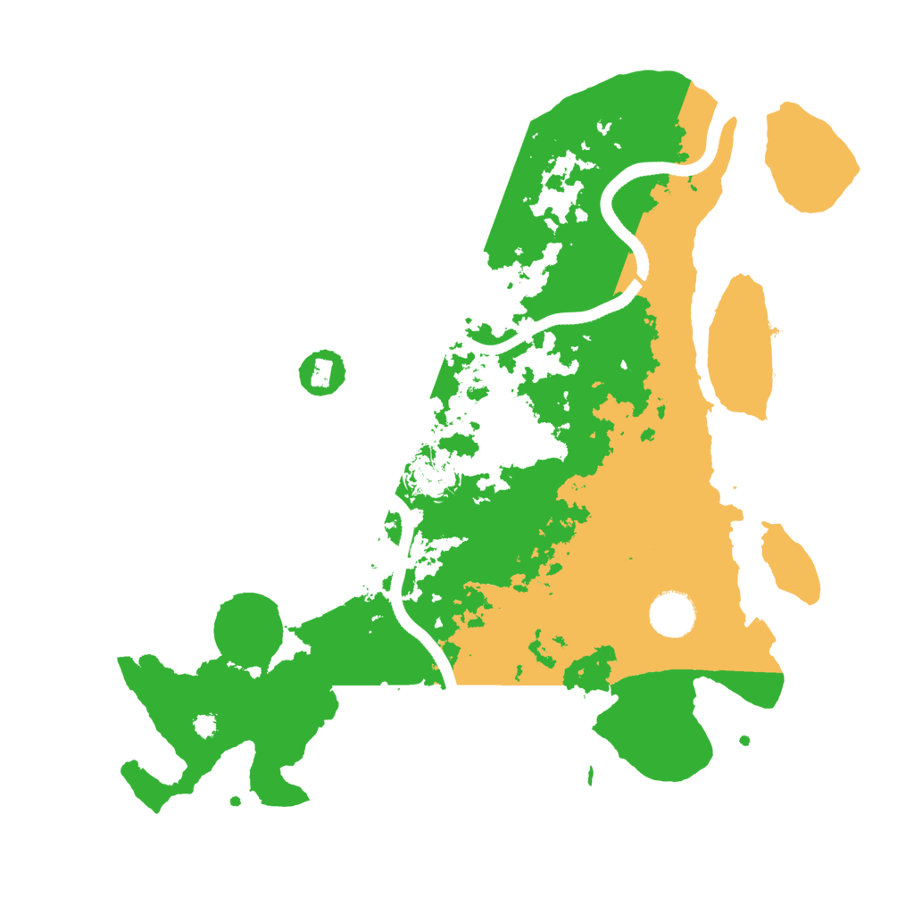 Biome Rust Map: Procedural Map, Size: 3500, Seed: 2063799064