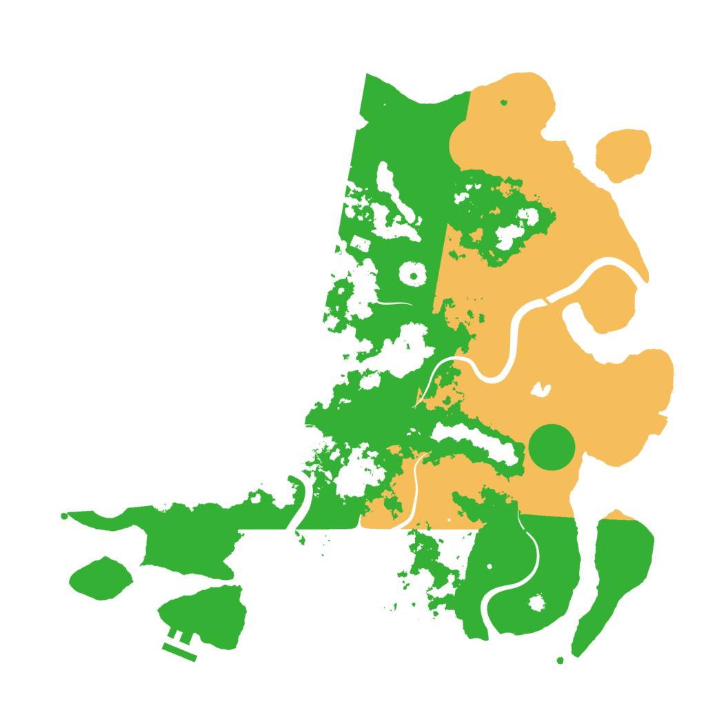 Biome Rust Map: Procedural Map, Size: 4000, Seed: 588479041
