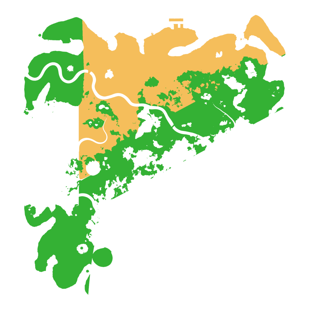 Biome Rust Map: Procedural Map, Size: 4500, Seed: 121602297