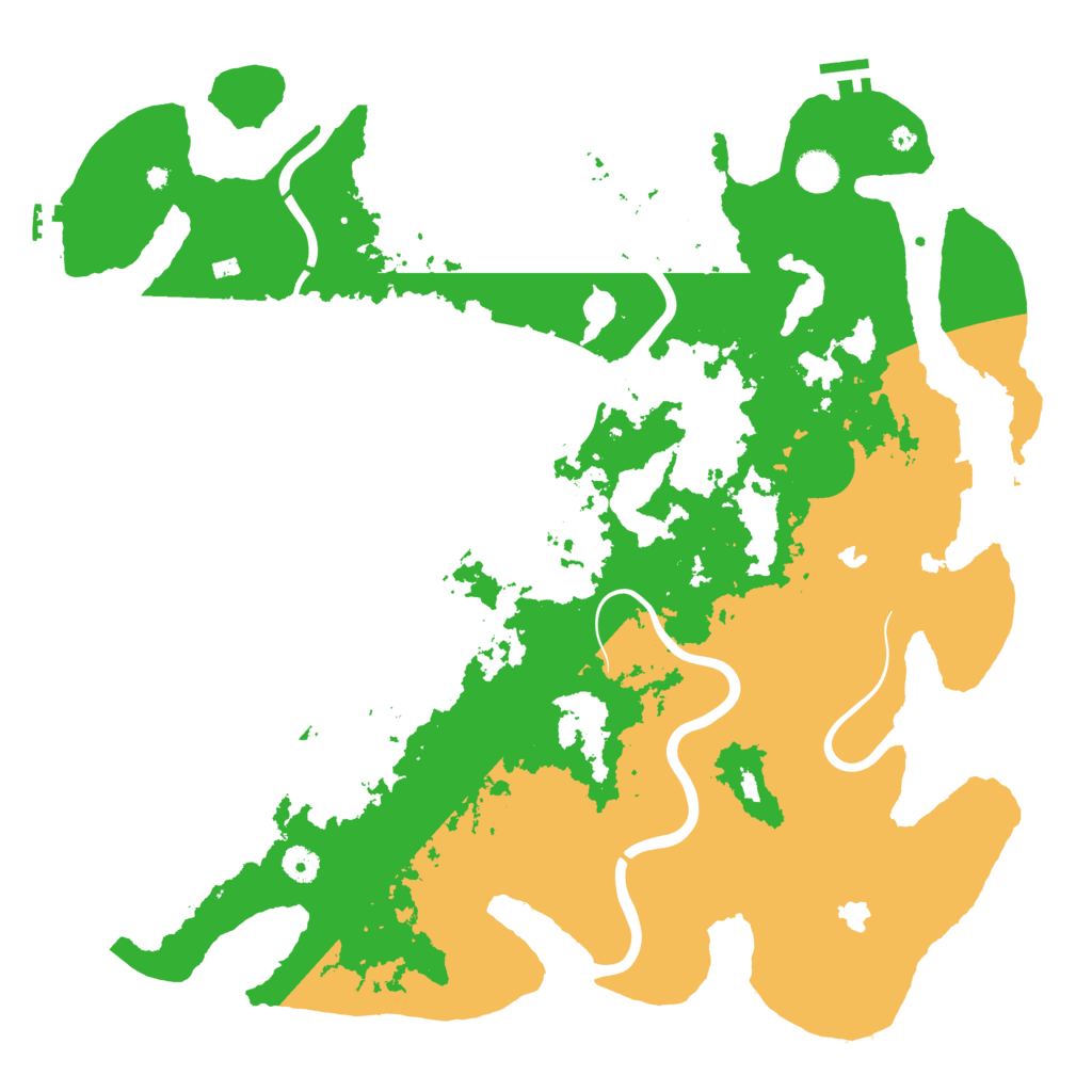 Biome Rust Map: Procedural Map, Size: 4500, Seed: 94844007