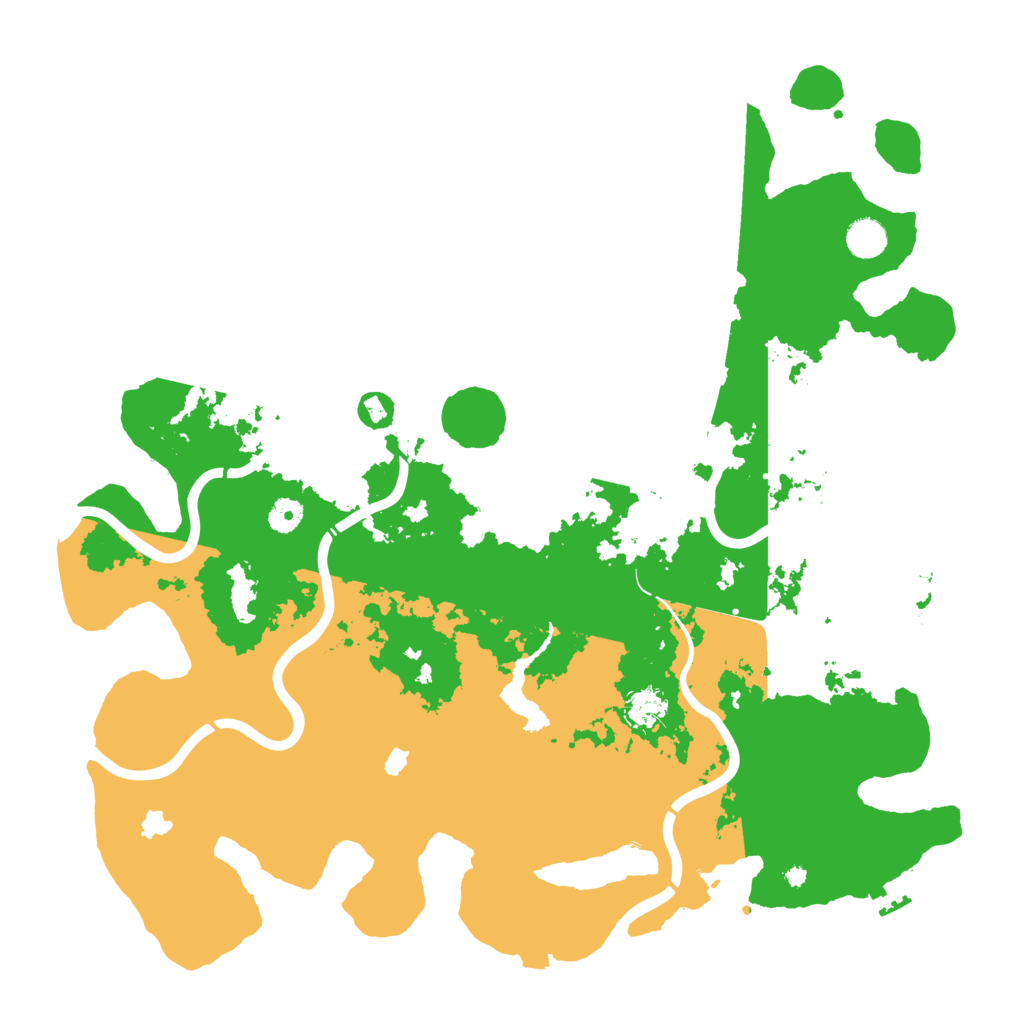 Biome Rust Map: Procedural Map, Size: 4500, Seed: 2052962915