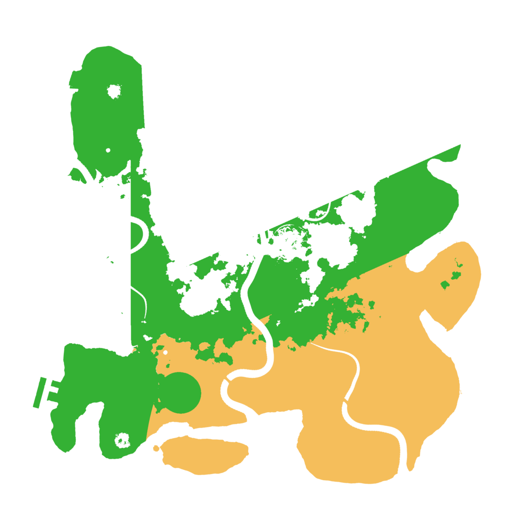 Biome Rust Map: Procedural Map, Size: 3400, Seed: 24880832