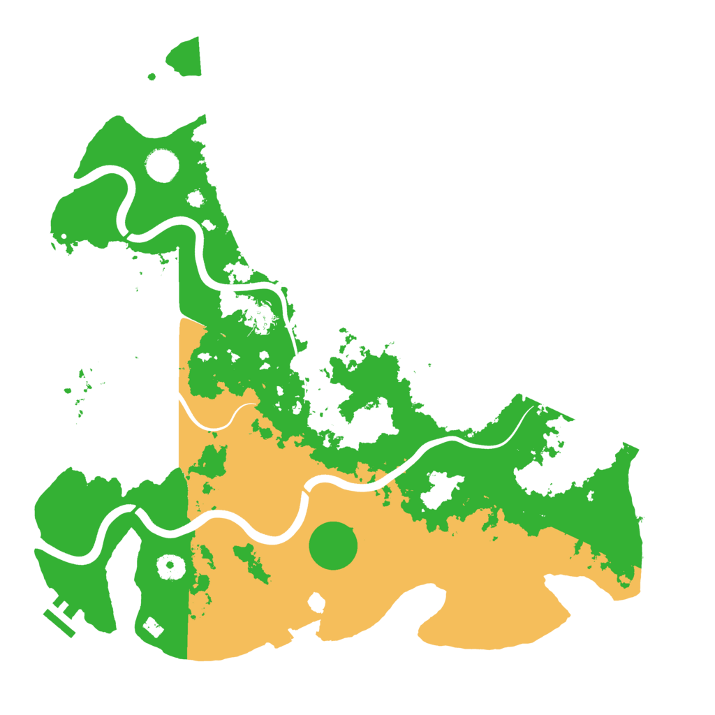 Biome Rust Map: Procedural Map, Size: 3900, Seed: 11022025