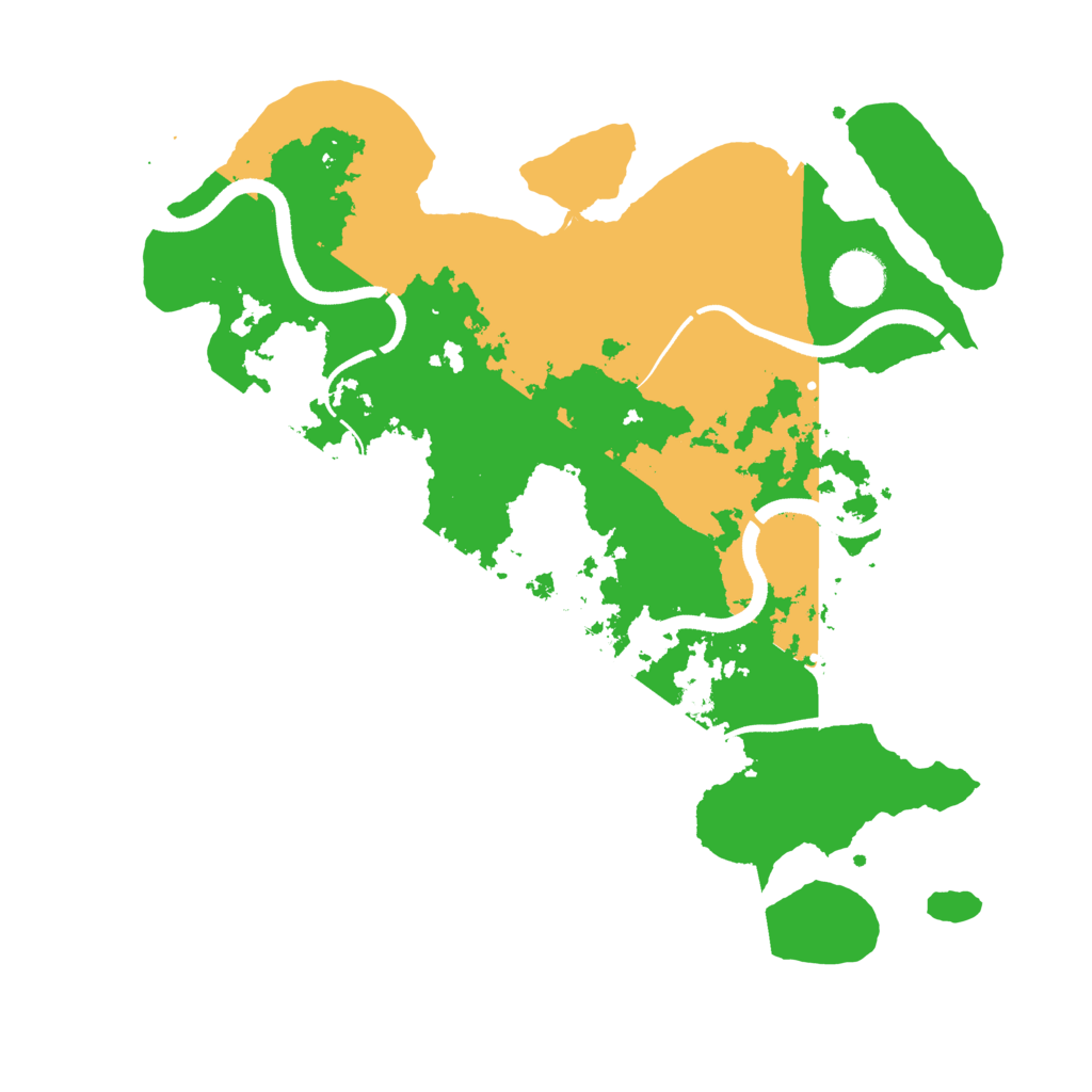 Biome Rust Map: Procedural Map, Size: 3500, Seed: 1695159187